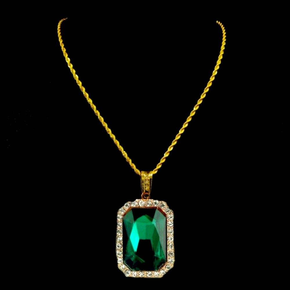 Green Gemstone Necklace